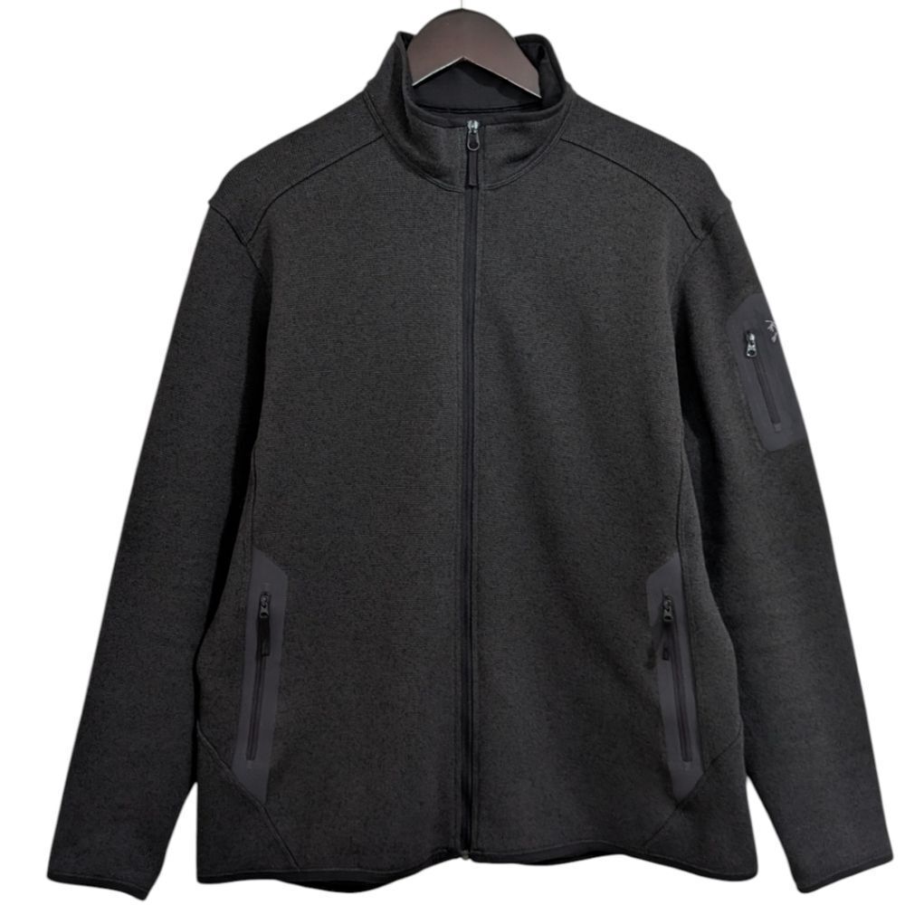 Arc’teryx Women’s Covert Cardigan XL Charcoal Gray Fleece Full Zip
